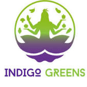 Logo of Indigo Greens restaurant.