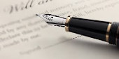 Image of pen on document.